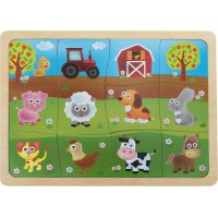 BABU Dětské puzzle se zvířátky z farmy