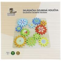 Babu Dřevěná hra s ozubenými kolečky 2