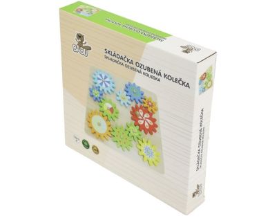 Babu Dřevěná hra s ozubenými kolečky