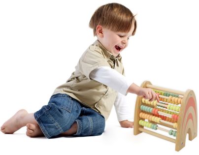 BABU Dřevěné Edukativní počítadlo
