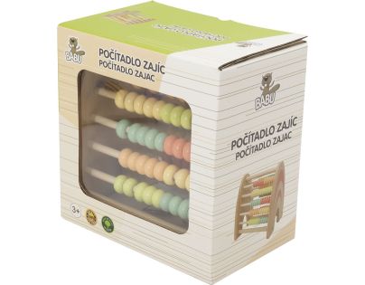 BABU Dřevěné Edukativní počítadlo