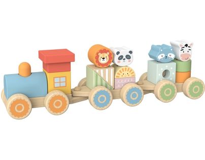 Babu Dřevěný vláček safari