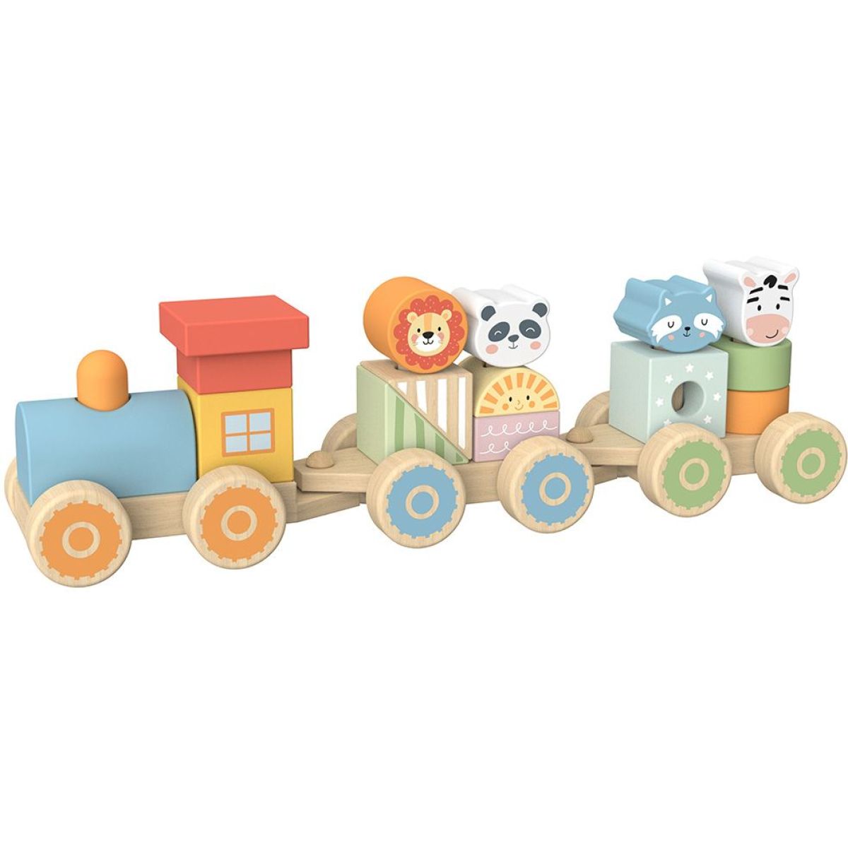 BABU - Dřevěný vláček SAFARI