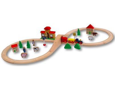 HM Studio Babu Train Vláčkodráha se 40 dílky