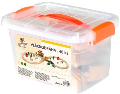 HM Studio Babu Train Vláčkodráha se 40 dílky