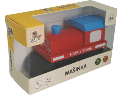 BABU vláčky - Mašinka červená