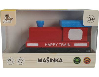 BABU vláčky - Mašinka červená