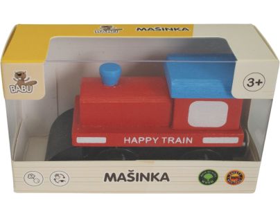 BABU vláčky - Mašinka červená