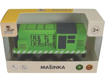 BABU vláčky - Mašinka sv.zelená