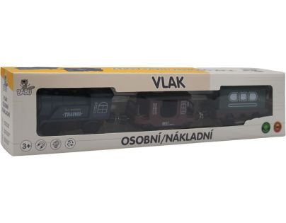 BABU vláčky - Parní osobní lokomotiva s vagóny na baterie