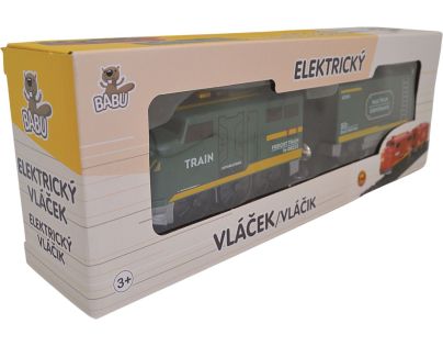 Babu vláčky Elektrický vláček zelený set 2 ks