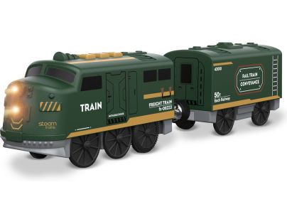 Babu vláčky Elektrický vláček zelený set 2 ks