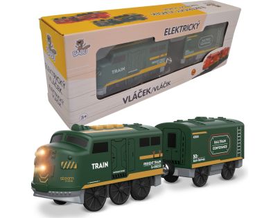 Babu vláčky Elektrický vláček zelený set 2 ks