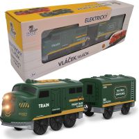 Babu vláčky Elektrický vláček zelený set 2 ks