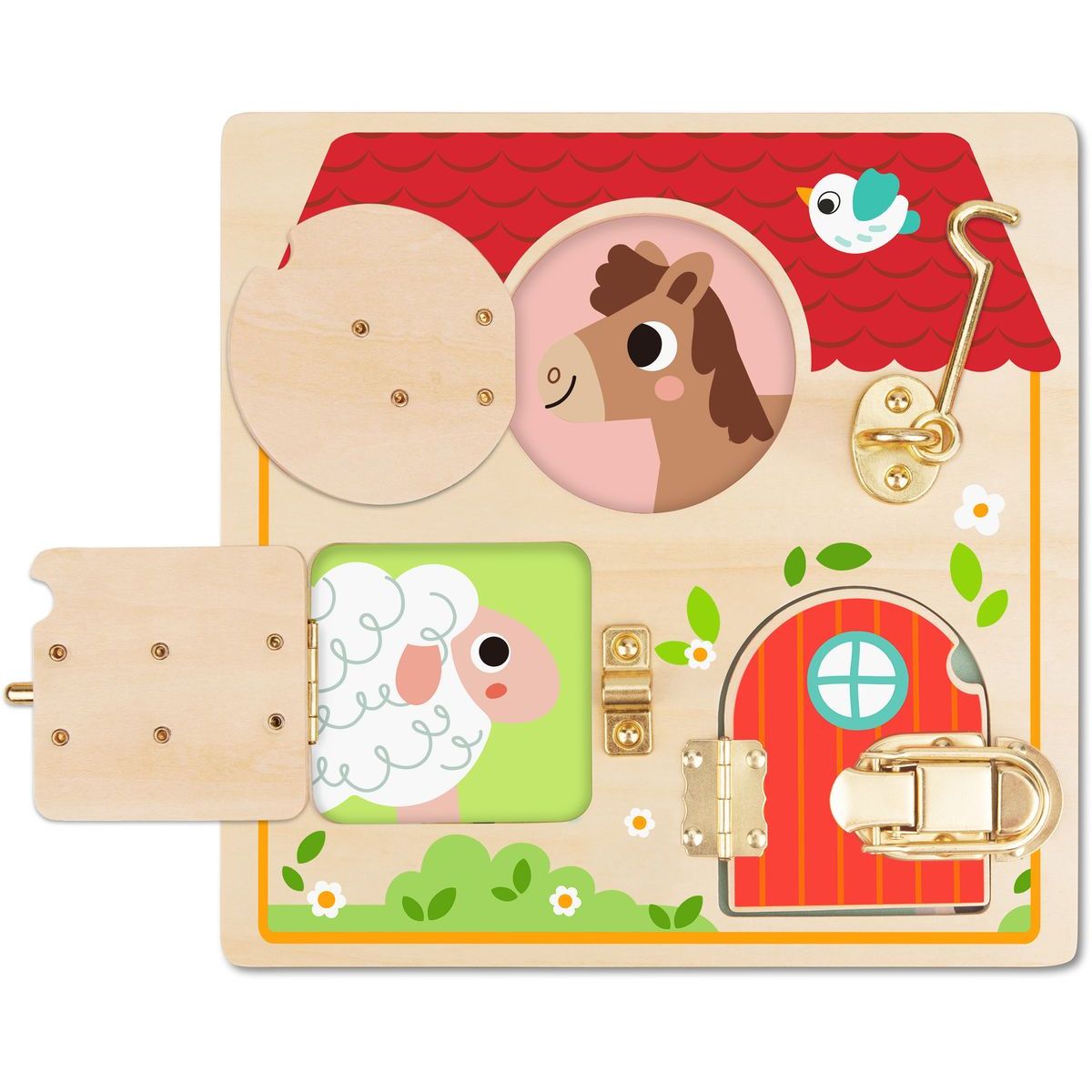 Babu vzdělávací tabule se zámky
