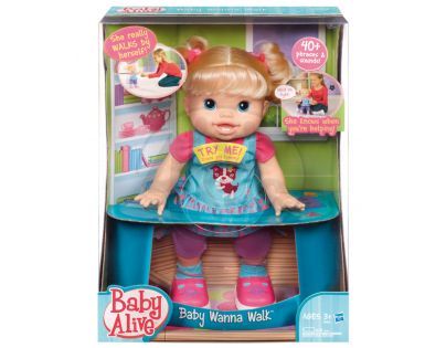 Hasbro 98859 - Baby Alive Chodící panenka
