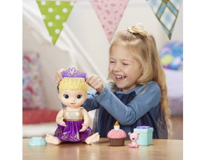 Baby Alive Narozeninová blonďatá panenka