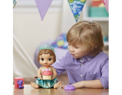 Baby Alive Narozeninová tmavovlasá panenka