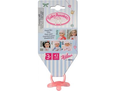 Baby Annabell Dudlík měkký pro panenku 43 cm růžový