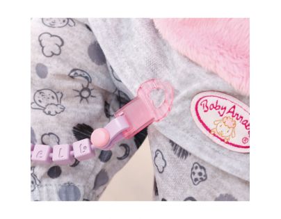 Baby Annabell Dudlík s klipem Růžový