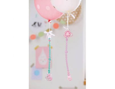Baby Annabell Dudlík s klipem Růžový