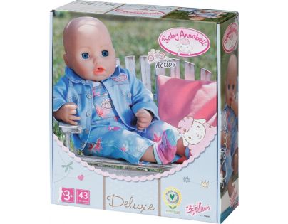 Baby Annabell Džínové oblečení Deluxe 43 cm 706268