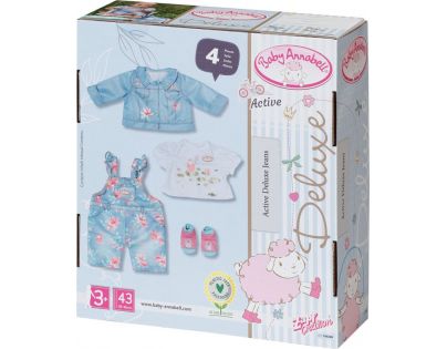 Baby Annabell Džínové oblečení Deluxe 43 cm 706268