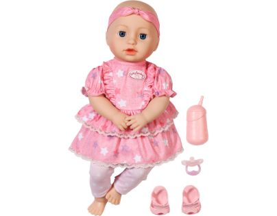 Baby Annabell Mia 43 cm v růžových šatech - Poškozený obal
