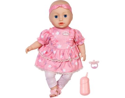 Baby Annabell Mia 43 cm v růžových šatech - Poškozený obal