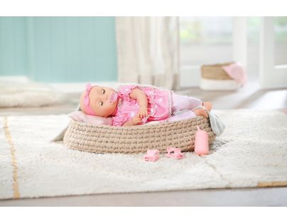 Baby Annabell Mia 43 cm v růžových šatech - Poškozený obal
