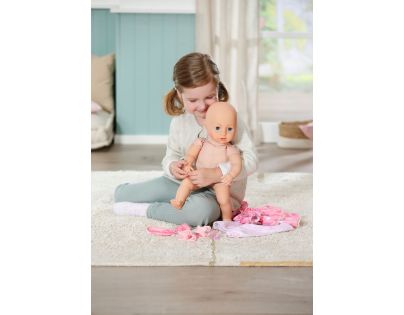 Baby Annabell Mia 43 cm v růžových šatech - Poškozený obal