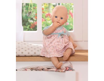 Baby Annabell Šaty se vzorem - Modrá mašle