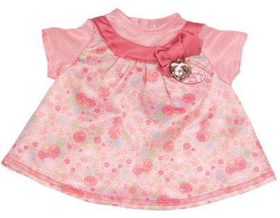 Baby Annabell Šaty se vzorem - Růžová mašle
