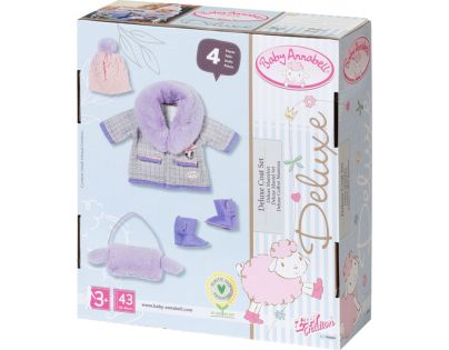 Baby Annabell Zimní souprava s kožíškem 43 cm