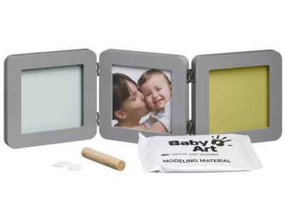 Baby Art Rámeček Double Print Frame Grey