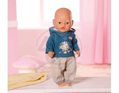 Baby Born Džínové oblečení pro chlapečka - Méďa