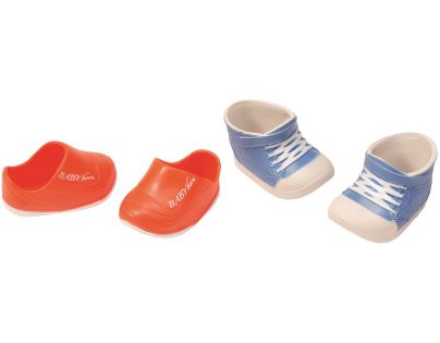 Baby Born Dva páry bot - Boty s tkaničkou a boty s nápisem