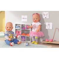 Baby Born Dva páry bot - Boty s tkaničkou a fialové baleríny 3