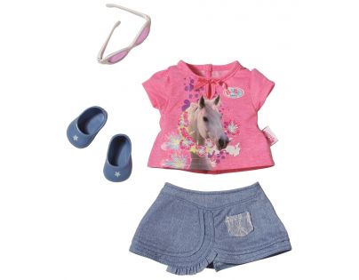 Baby Born Džínová kolekce - Růžové tričko