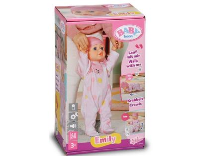 Zapf BABY born Emily se učí chodit 43 cm