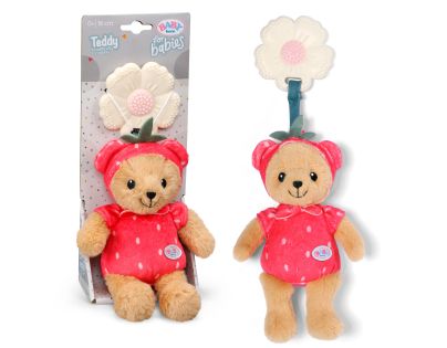 BABY born for babies Medvídek Teddy jahůdka 18 cm