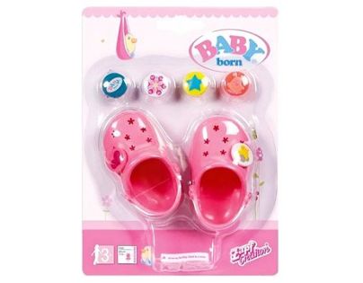 Baby Born Gumové sandálky - Růžová světlá