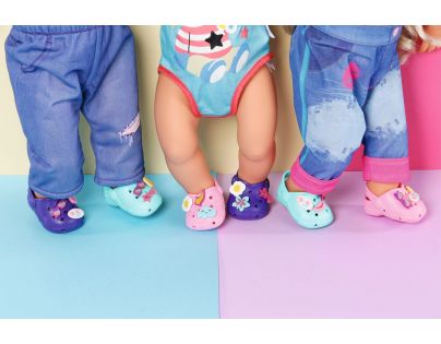 Baby Born Gumové sandálky tmavě modré