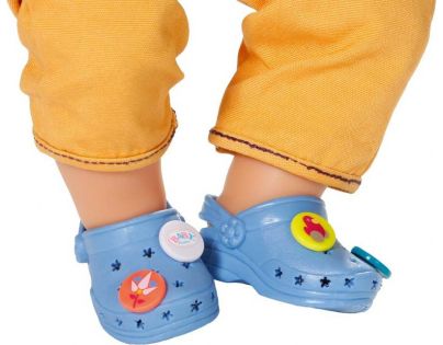 Baby Born Gumové sandály - Modrá