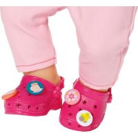 Baby Born Gumové sandály - Růžová tmavá 2