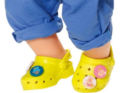 Baby Born Gumové sandály - Žlutozelená