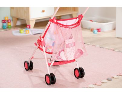 BABY born Kočárek hole se síťkou - růžový
