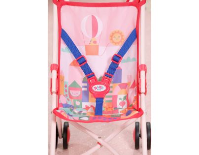 BABY born Kočárek hole se síťkou - růžový