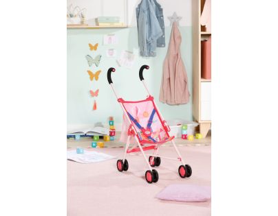 BABY born Kočárek hole se síťkou - růžový