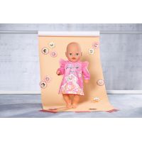 Baby Born Little Šatičky s kytičkami 36 cm růžové 3